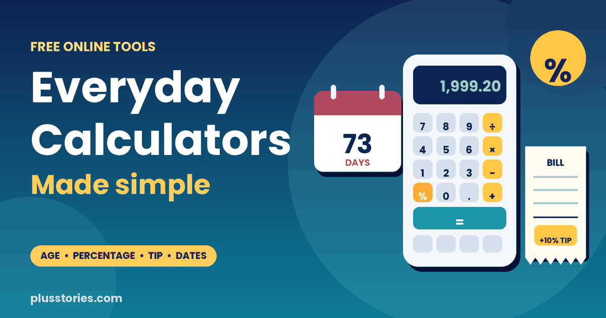 Free everyday calculators featured